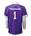 Short Sleeve Goalie Jersey Personalized with Your Name and Number (with free keeper pin)