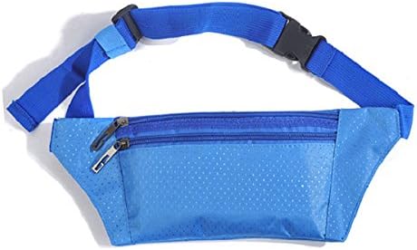 Running Belt Bum Bag Waterproof Fanny Pack Lightweight Adjustable Travel Waist Belt Bag Unisex (Navy Blue)