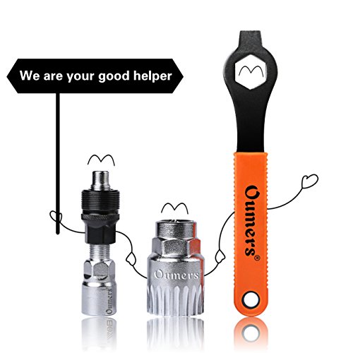 Oumers Bike Crank Extractor/Arm Remover and Bottom Bracket Remover with
