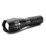 Tactical Led Flashlight Torch, 1600 Lumen TC1200 XM-L2 High Powered Taclight with 5 Modes & Zoom Function Flashlight for Camping,Hiking, Emergency, Hurricane, Power Outage,Gift-giving