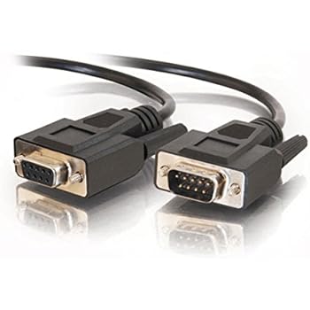 C2G 52033 DB9 M/F Serial RS232 Extension Cable, Black (25 Feet, 7.62 Meters)