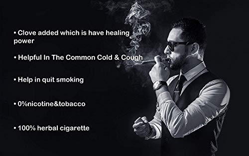 Royal Swag Herbal Cigarette Clove 100% 1x10 Nicotine & Tobacco Free Cigarettes - Pack of 1 - Thumbnail 4