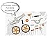 Tech Deck BMX Bike Shop with Accessories and Storage Container - Design Your Way Bike Toy - CULT Bikes Design - Orange and Black - For Ages 6 and Up