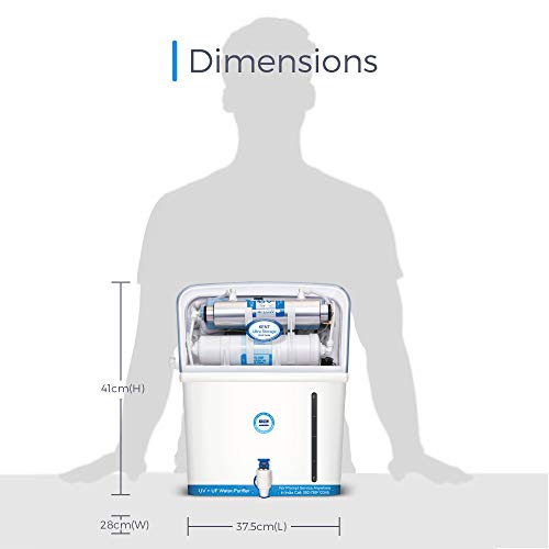 KENT Ultra Storage UV Water Purifier (11042) | UV+UF Water Purification | Wall Mountable | 8L Storage | 60 L/hr Output | White 5 KENT Ultra Storage UV Water Purifier (11042) | UV+UF Water Purification | Wall Mountable | 8L Storage | 60 L/hr Output | White - Image 5