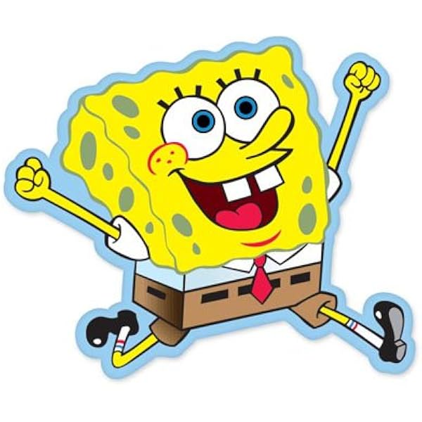 SpongeBob Squarepants car bumper sticker wall decor vinyl decal 5"x5