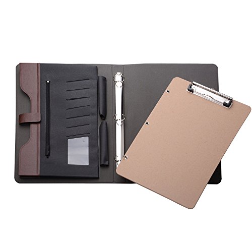 Smart 3 Ring Binder Portfolio Case with Clipboard for organizing loose