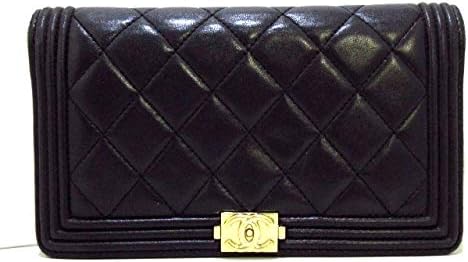 Amazon Co Jp シャネル Chanel 長財布 ボーイシャネル 黒 中古 服 ファッション小物