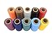 CrazyEve Leathercraft 284 Yards Diameter 0.039 inch (1mm) 150D Sewing Waxed Thread Leather Hand-stitched Sewing Thread (Red)