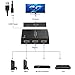 HDMI Switch, S-ciing Ultra HD 4K 1080p 3D with IR Wireless Remote Control, 3 Port HDMI Switcher Hub Port Switches, Black