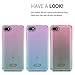kwmobile Case Compatible with Xiaomi Redmi 6A - Case Transparent Gradient Phone Cover - Bicolor Dark Pink/Blue/Transparent