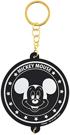 Amazon ディズニーストア 公式 ミッキー キーホルダー キーチェーン 缶バッジホルダー キーホルダー チェーン
