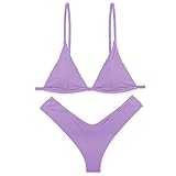 Sexybody Printing Push Up Top & Triangle Bottom Women Swimwear Bikini (FBA)