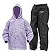 Frogg Toggs Polly Woggs Waterproof Breathable Rain Suit, Youth, Violet, Size Medium