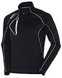 Sunice Men's Allendale Thermal Layer Jacket, Black/Ombre, Large
