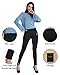Balleay Art Women’s Work Slacks Pull-On Yoga Dress Pants 4 Way Stretch Workout Running Ankle Length Slim Leggings