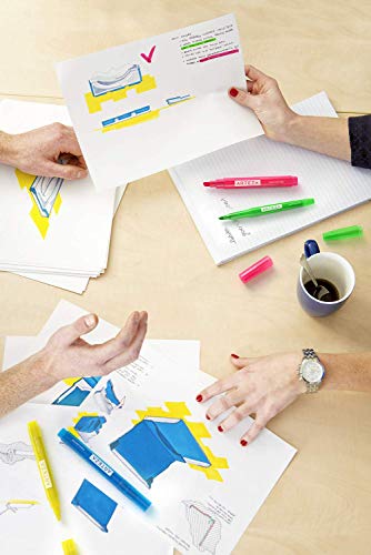 image for Arteza Highlighters Set of 60, Bulk Pack of Colored Markers, Wide and 