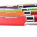 Colored Knives - Sharp Vibrant Stylish Kitchen Knives for Preparing Quick Delicious Meals - Snug Fitting Sheaths and Non-Slip Ergonomic Handles - Perfect Colored Knife Set for Everyday Use