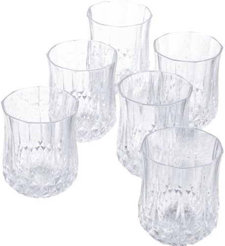 Arc International Cristal d'Arques Longchamp Diamax Old Fashioned Glass, 7-3/4-Ounce, Set of 6 by Blockhouse Arc