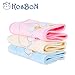 Kosbon Pack Of 3 Pure Cotton Double Layer Cute Bear Pattern Baby Infant Umbilical Cord Umbilical Navel Hernia Truss Belt.