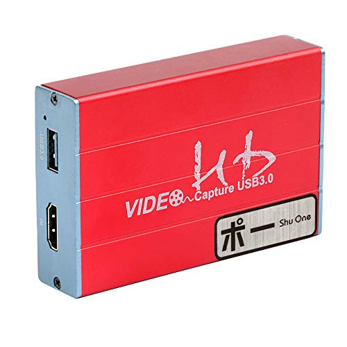 HDMI Game Capture Card, USB 3.0 HDMI Video Capture Dongle,Full HD 1080P HDMI Video Capture for PS3/ PS4 Xbox Wii u Nintendo Switch Support HDCP 1080P Windows 7/8/10 Linux YouTube OBS Twitch