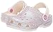 Crocs Kids' Classic Glitter Clog, Oyster, 3 M US Little Kid