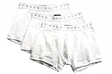 BOSS HUGO BOSS Men's Cotton 3 Pack Boxer Brief, White, X-Large