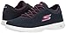 Skechers Performance Women's Go Step Lite Walking Shoe,Navy/Pink Mesh,8 M US