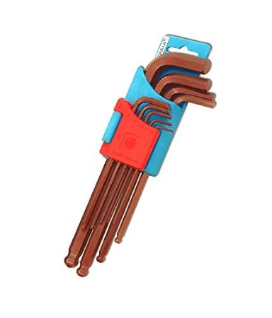 Taparia 10 Pcs Allen Keys Long Ball Point Set
