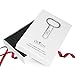 Premium Two Prong Cork Puller - Extra Large Stainless Steel Ah So Vintage Wine Bottle Opener - Ergonomic Handle for All Hand Sizes - Gift Box Packaging - by DeVine