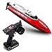 USA Toyz Remote Control Boat for Pools & Lakes – Udi001 Venom Fast RC Boat for Kids & Adults, Self Righting Remote Controlled Boat W/Extra Battery (Red)