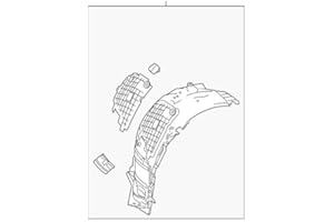 Mercedes Benz Genuine Ft Fender Liner 238-690-15-03