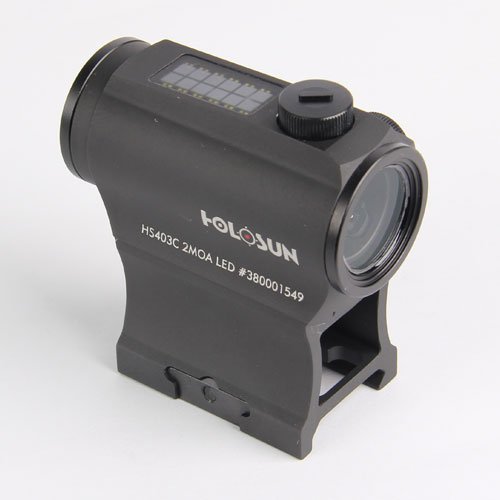 HOLOSUN HS403C Solar Power Micro Red Dot Sight, Black