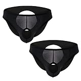 Summer Code Mens Sexy Hollowed Pouch Thong Underwear Pack