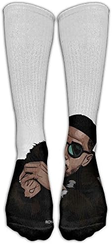 A Cool Underground Rap In Fur Unisex Cotton Pattern Crew Socks Stockings For Men And Women