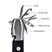 LaySun Car Emergency Tool Flashlight Escape Tool Light Multi-tool LED Flashlight torch with 12 Tools Including Flashlights Glass Breaker Seatbelt Cutter Knief Bottle Opener Scissors Screwdriver