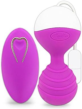 Foxlove New Design Waterproof Women Vibrating Bullet Muti Frequency Remote Control Kegel Treatment Massager -Adult Toys (Purple)