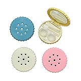 Fashion Cute Cartoon Case 7.5*7.5*2.4CM New Sweet Cookies Series Contact Lenses Box & Case/Contact lens Case OFFICE-205