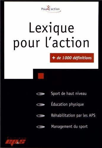 Lexique pour l'action