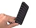 Ruihe Soap Dish Waterfall Soap Holder Drainer Tray for Shower/Bathroom/Kitchen/CounterTop, Keep Bars Dry Cleaning Easy Flexible Silicone 3 Pack (Black)
