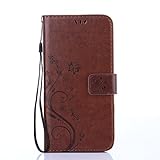 Ultra Slim Layered Leather Flip Case Cover For Samsung Galaxy S8 Plus,Tuscom (Brown)