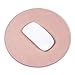 ProElife Home/Office Round Premium PU Leather Mouse Mice Pad Mat Smooth Surface Non-slip Noiseless for Magic Mouse Microsoft Mouse Mice, Wired/Wireless Bluetooth Mouse (Rose Gold Color)