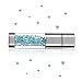 Techkey USB Flash Drive with 2 in 1 Anti-Dust Plug and Stylus Pen Set,Swarovski Crystalline Elements,Photo Frame Packaging,32GB,Azure