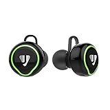 Jarv NMotion MINI True Wireless Earbuds Bluetooth Stereo Headphones, Sport Earphones, True Wireless Sweatproof Headphones w/ Built-in Mic, Secure Fit for Apple iPhone, iPad & Android Phones - Black