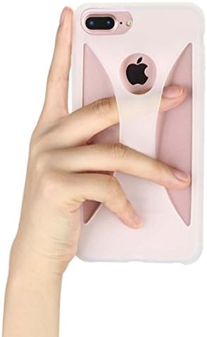 iPhone 7 Plus Case, iPhone 8 Plus Case, Lakukoudou Silicone Rubber Bumper Case Slim Design Protective,Drop Protection Cover with Durable Flex for Apple iPhone 7/8 Plus 5.5 inch (Transparent)