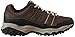 Skechers Sport Men's Afterburn Strike Memory Foam Lace-Up Sneaker,Brown/Black,9.5 4E US