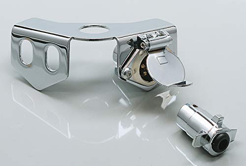 Kuryakyn 9183 Motorcycle Accessory: Trailer Hitch Receptacle, Chrome