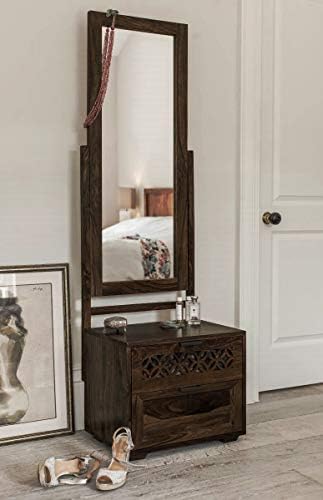 The Attic Ambient Dressing Table (Lacquered Finish, Walnut)
