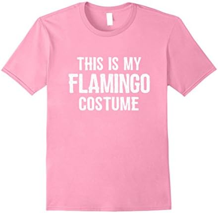 Mens Flamingo Costume Shirt - Funny Easy Halloween Costumes Small Pink
