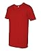 Next Level Men's CVC V XL RED