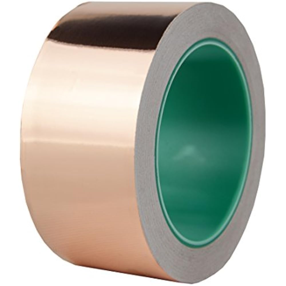 Multi Size Choices Copper Foil Tape Conductive Adhesive, 2 Inch Double